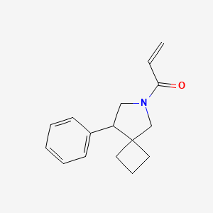 molecular formula C16H19NO B2477380 1-(8-Phenyl-6-azaspiro[3.4]octan-6-yl)prop-2-en-1-one CAS No. 2176843-73-3