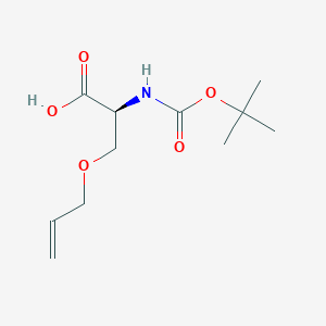 molecular formula C11H19NO5 B2477404 Boc-Ser(アリル)-OH CAS No. 150438-78-1