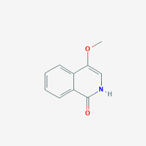 molecular formula C10H9NO2 B2477433 1(2H)-Isoquinolinone, 4-methoxy- CAS No. 31053-32-4