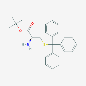 molecular formula C26H29NO2S B2477435 H-Cys(Trt)-OtBu CAS No. 158009-03-1; 76587-61-6