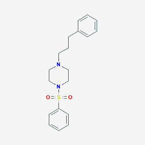 1-(3-Phenylpropyl)-4-(phenylsulfonyl)piperazine