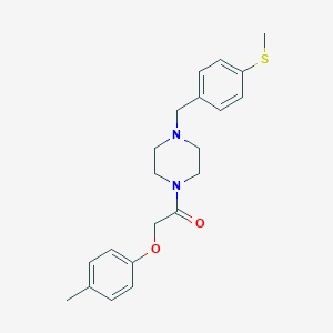 1-[(4-Methylphenoxy)acetyl]-4-[4-(methylthio)benzyl]piperazine