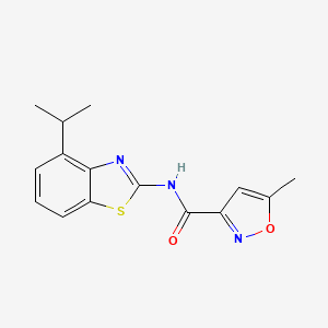 N-(4-isopropylbenzo[d]thiazol-2-yl)-5-methylisoxazole-3-carboxamide