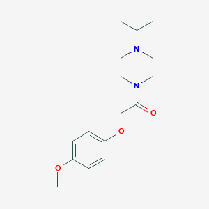 1-Isopropyl-4-[(4-methoxyphenoxy)acetyl]piperazine