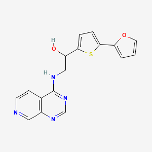 1-[5-(Furan-2-yl)thiophen-2-yl]-2-(pyrido[3,4-d]pyrimidin-4-ylamino)ethanol