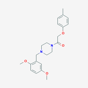 1-[4-(2,5-Dimethoxy-benzyl)-piperazin-1-yl]-2-p-tolyloxy-ethanone