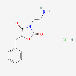 3-(2-Aminoethyl)-5-benzyloxazolidine-2,4-dione hydrochloride