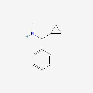 B2477508 [Cyclopropyl(phenyl)methyl](methyl)amine CAS No. 178177-09-8