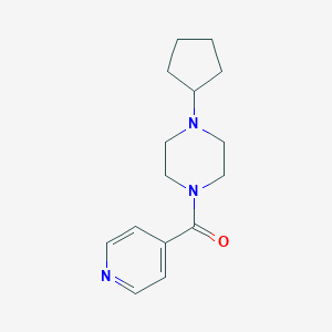 1-Cyclopentyl-4-isonicotinoylpiperazine