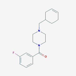 1-(3-Cyclohexen-1-ylmethyl)-4-(3-fluorobenzoyl)piperazine
