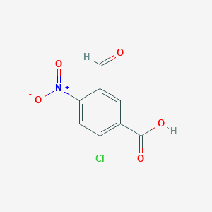 2-Chloro-5-formyl-4-nitrobenzoic acid