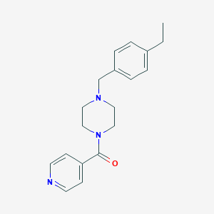 1-(4-Ethylbenzyl)-4-isonicotinoylpiperazine