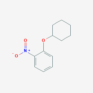 molecular formula C12H15NO3 B2477553 1-(Cyclohexyloxy)-2-nitrobenzene CAS No. 30718-74-2