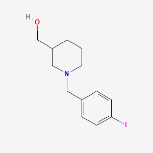 molecular formula C13H18INO B2477566 (1-[(4-Iodophenyl)methyl]piperidin-3-yl)methanol CAS No. 1423897-10-2