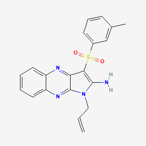 1-allyl-3-(m-tolylsulfonyl)-1H-pyrrolo[2,3-b]quinoxalin-2-amine