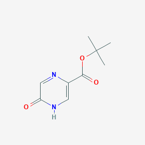 molecular formula C9H12N2O3 B2477583 5-羟基吡嗪-2-羧酸叔丁酯 CAS No. 1259478-79-9