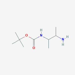 molecular formula C9H20N2O2 B2477614 叔丁基N-(3-氨基丁-2-基)氨基甲酸酯 CAS No. 1334494-06-2