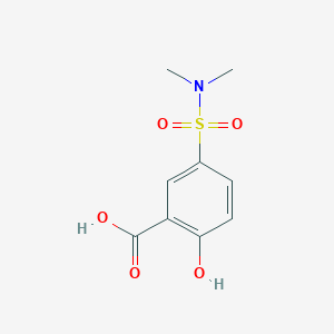 molecular formula C9H11NO5S B2477618 5-(二甲基磺酰氨基)-2-羟基苯甲酸 CAS No. 115175-23-0