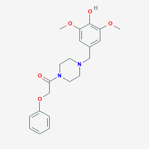 2,6-Dimethoxy-4-{[4-(phenoxyacetyl)-1-piperazinyl]methyl}phenol