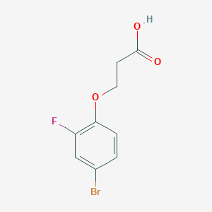 molecular formula C9H8BrFO3 B2477643 3-(4-Bromo-2-fluorophenoxy)propanoic acid CAS No. 926237-13-0