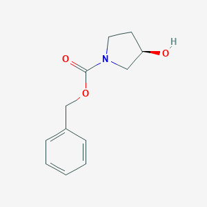 molecular formula C12H15NO3 B024777 (R)-(-)-1-Cbz-3-吡咯烷醇 CAS No. 100858-33-1