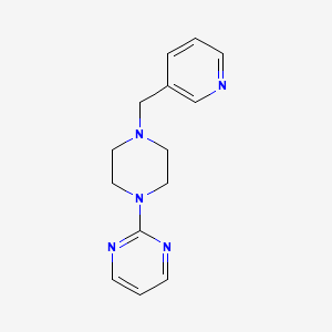 Pyrimidine, 2-[4-(3-pyridinylmethyl)-1-piperazinyl]-