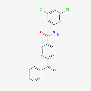 4-benzoyl-N-(3,5-dichlorophenyl)benzamide
