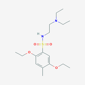 B2477736 N-[2-(diethylamino)ethyl]-2,5-diethoxy-4-methylbenzene-1-sulfonamide CAS No. 1808605-57-3