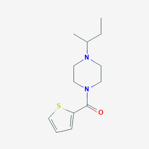 molecular formula C13H20N2OS B247777 1-Sec-butyl-4-(2-thienylcarbonyl)piperazine 