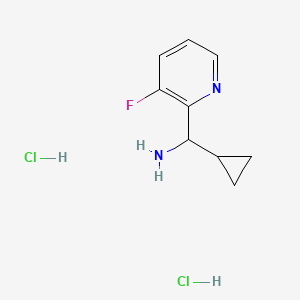 Cyclopropyl(3-fluoropyridin-2-yl)methanamine dihydrochloride