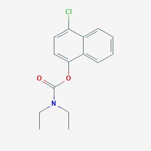 molecular formula C15H16ClNO2 B2477800 4-氯萘-1-基二乙基氨基甲酸酯 CAS No. 431906-85-3