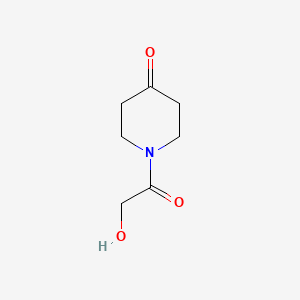 1-(2-Hydroxyacetyl)piperidin-4-one