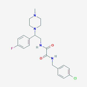 N1-(4-chlorobenzyl)-N2-(2-(4-fluorophenyl)-2-(4-methylpiperazin-1-yl)ethyl)oxalamide