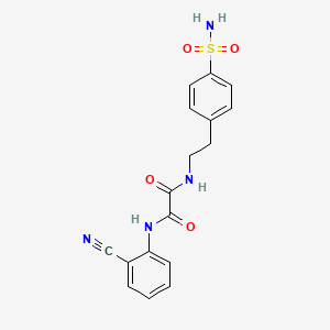 N1-(2-cyanophenyl)-N2-(4-sulfamoylphenethyl)oxalamide