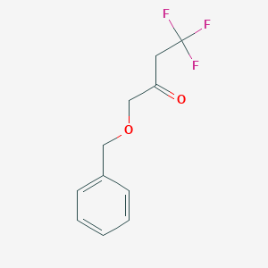 molecular formula C11H11F3O2 B2477893 1-(Benzyloxy)-4,4,4-trifluorobutan-2-one CAS No. 1344733-45-4