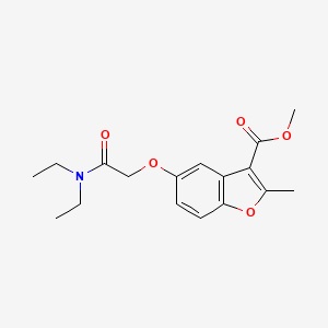 Methyl 5-[(diethylcarbamoyl)methoxy]-2-methyl-1-benzofuran-3-carboxylate