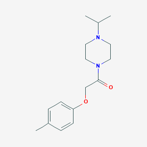 molecular formula C16H24N2O2 B247791 1-Isopropyl-4-[(4-methylphenoxy)acetyl]piperazine 