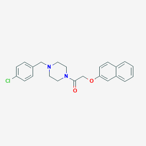 1-(4-Chlorobenzyl)-4-[(2-naphthyloxy)acetyl]piperazine
