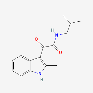 N-isobutyl-2-(2-methyl-1H-indol-3-yl)-2-oxoacetamide