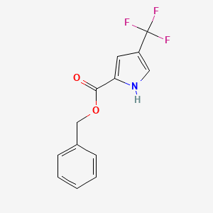 benzyl4-(trifluoromethyl)-1H-pyrrole-2-carboxylate