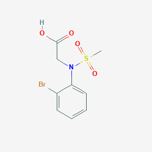 N-(2-bromophenyl)-N-(methylsulfonyl)glycine