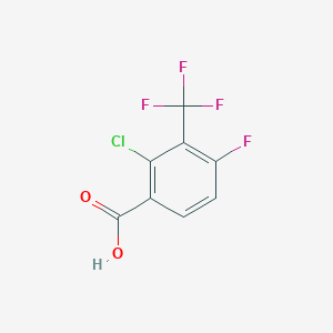 2-Chloro-4-fluoro-3-(trifluoromethyl)benzoic acid