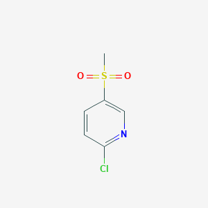 molecular formula C6H6ClNO2S B2477966 2-Chloro-5-(methylsulfonyl)pyridine CAS No. 99903-01-2