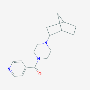 1-Bicyclo[2.2.1]hept-2-yl-4-isonicotinoylpiperazine