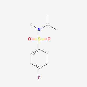 4-fluoro-N-methyl-N-(propan-2-yl)benzene-1-sulfonamide