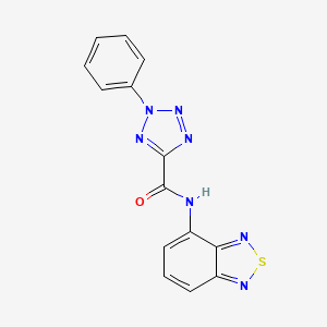 N-(benzo[c][1,2,5]thiadiazol-4-yl)-2-phenyl-2H-tetrazole-5-carboxamide