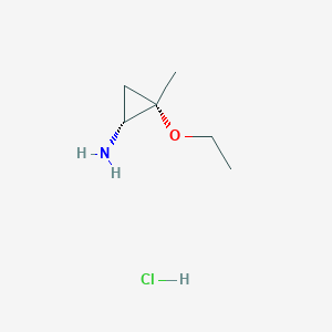 Rac-(1r,2s)-2-ethoxy-2-methylcyclopropan-1-amine hydrochloride