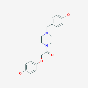 1-(4-Methoxybenzyl)-4-[(4-methoxyphenoxy)acetyl]piperazine