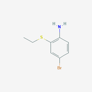 4-Bromo-2-(ethylthio)benzenamine