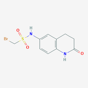 1-bromo-N-(2-oxo-1,2,3,4-tetrahydroquinolin-6-yl)methanesulfonamide